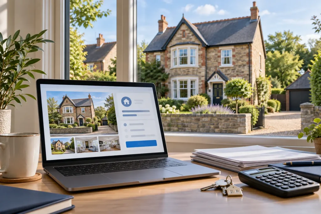 Online Property Auction Bidding and Finance